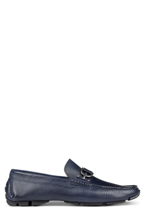 Shop Donald Pliner Dacio Bit Driving Loafer In Navy