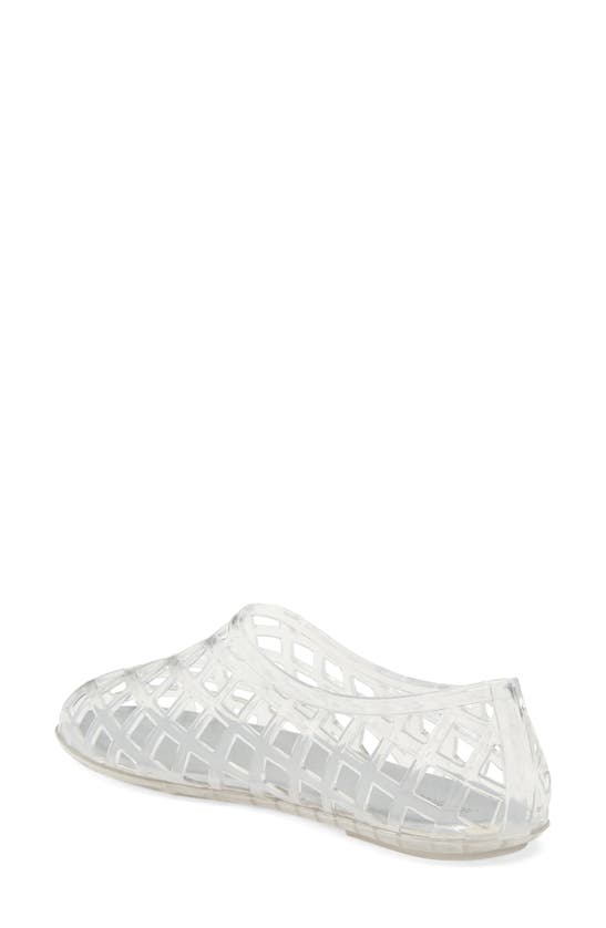 Shop Jeffrey Campbell Jellz Slip-on In Clear Silver