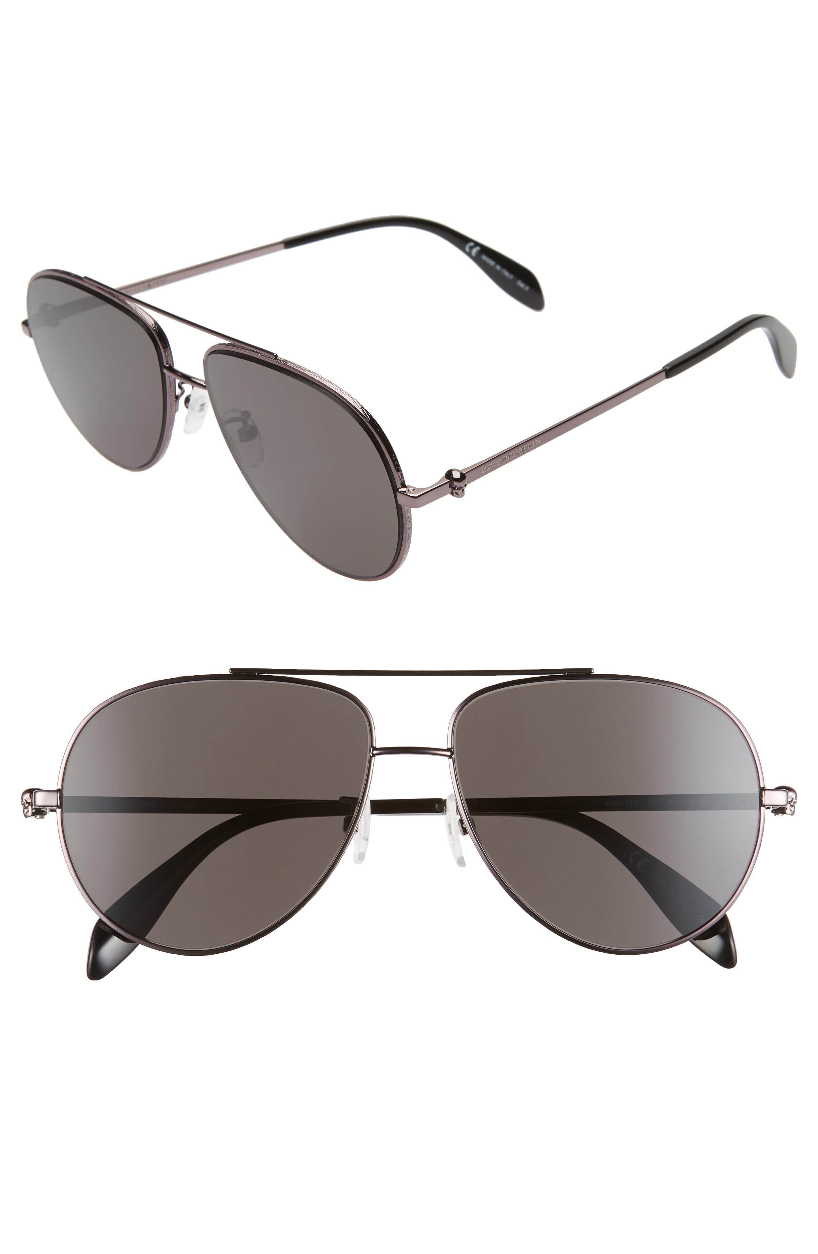 alexander mcqueen aviator sunglasses