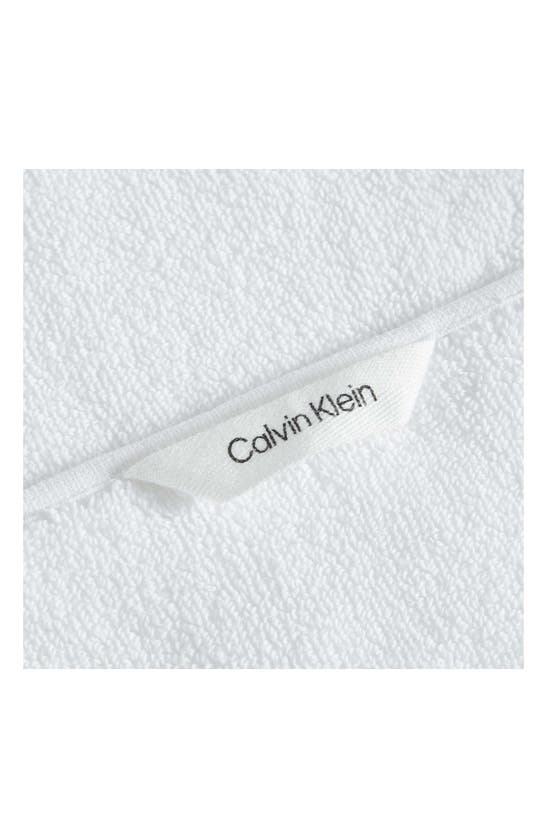 Calvin Klein Entwine 3-piece Towel Set In White