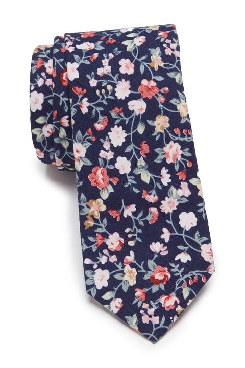 Harkins Floral Print Tie