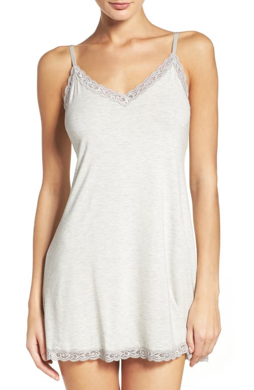 Feathers Chemise in Grey