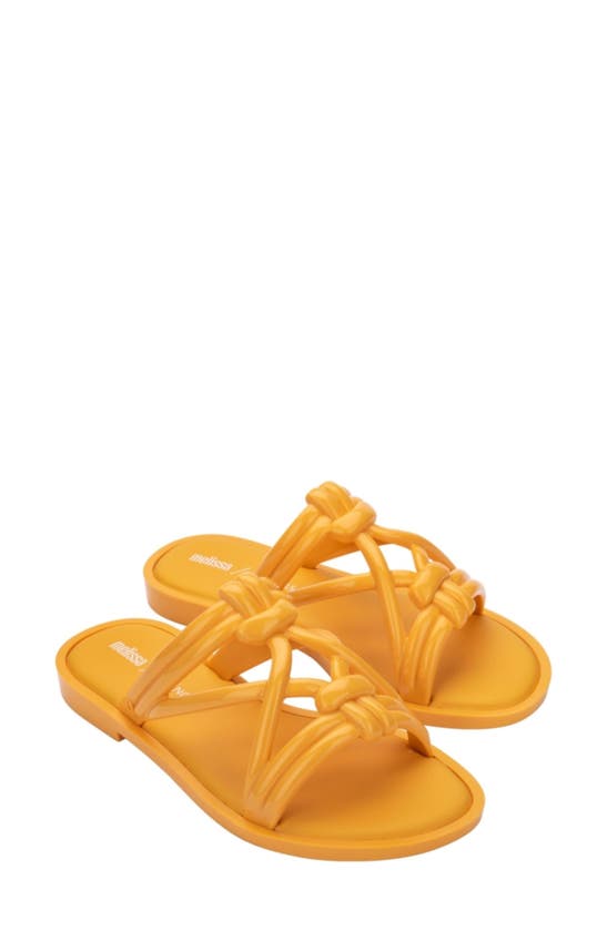 Melissa Salinas Wave Sandal In Yellow