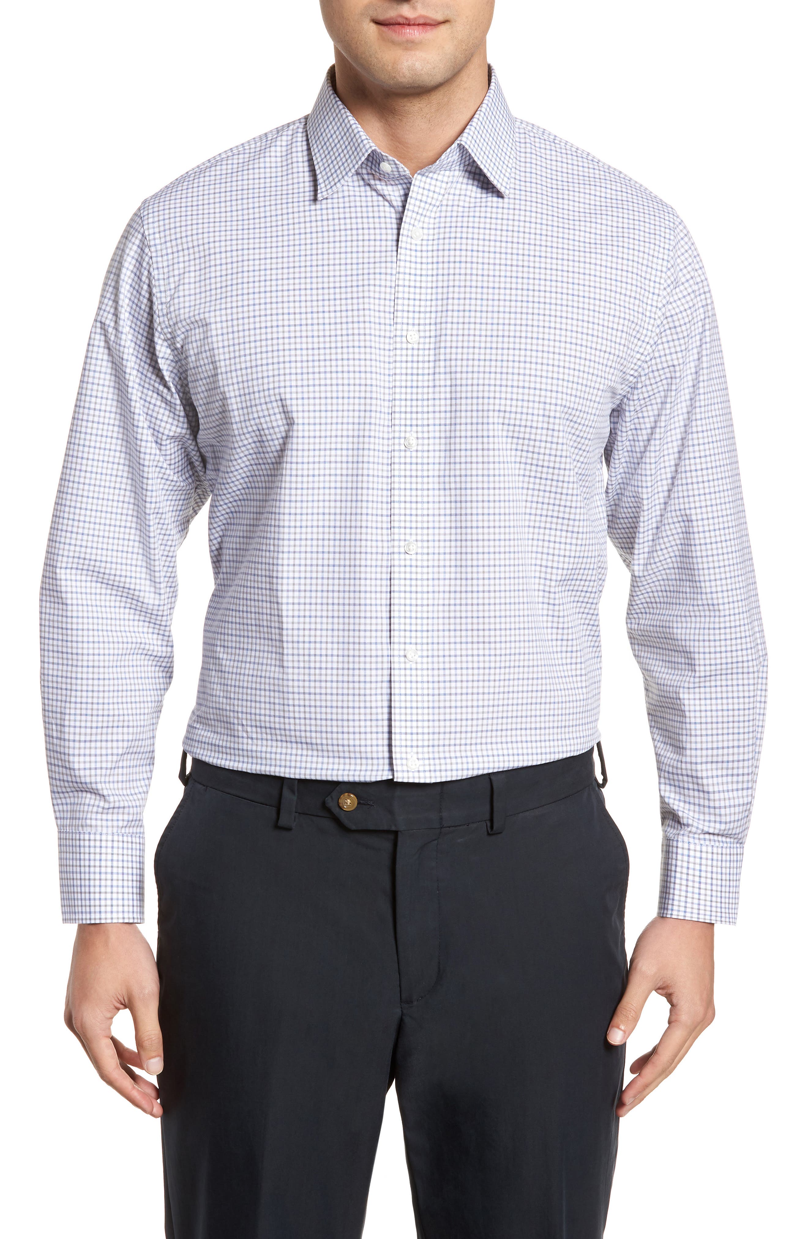 Nordstrom Men's Shop Traditional Fit Check Dress Shirt Nordstrom