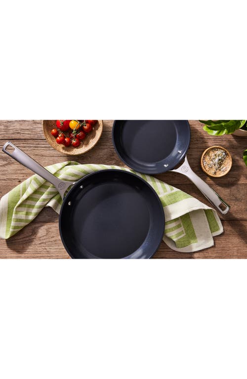 Le Creuset 2-piece Nonstick Ceramic Frying Pan Set In Black