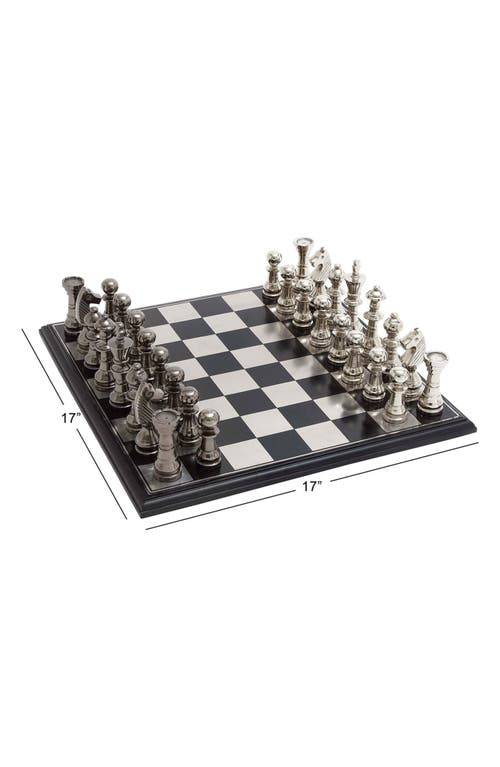 Shop Willow Row Silvertone Aluminum Chess Game Set