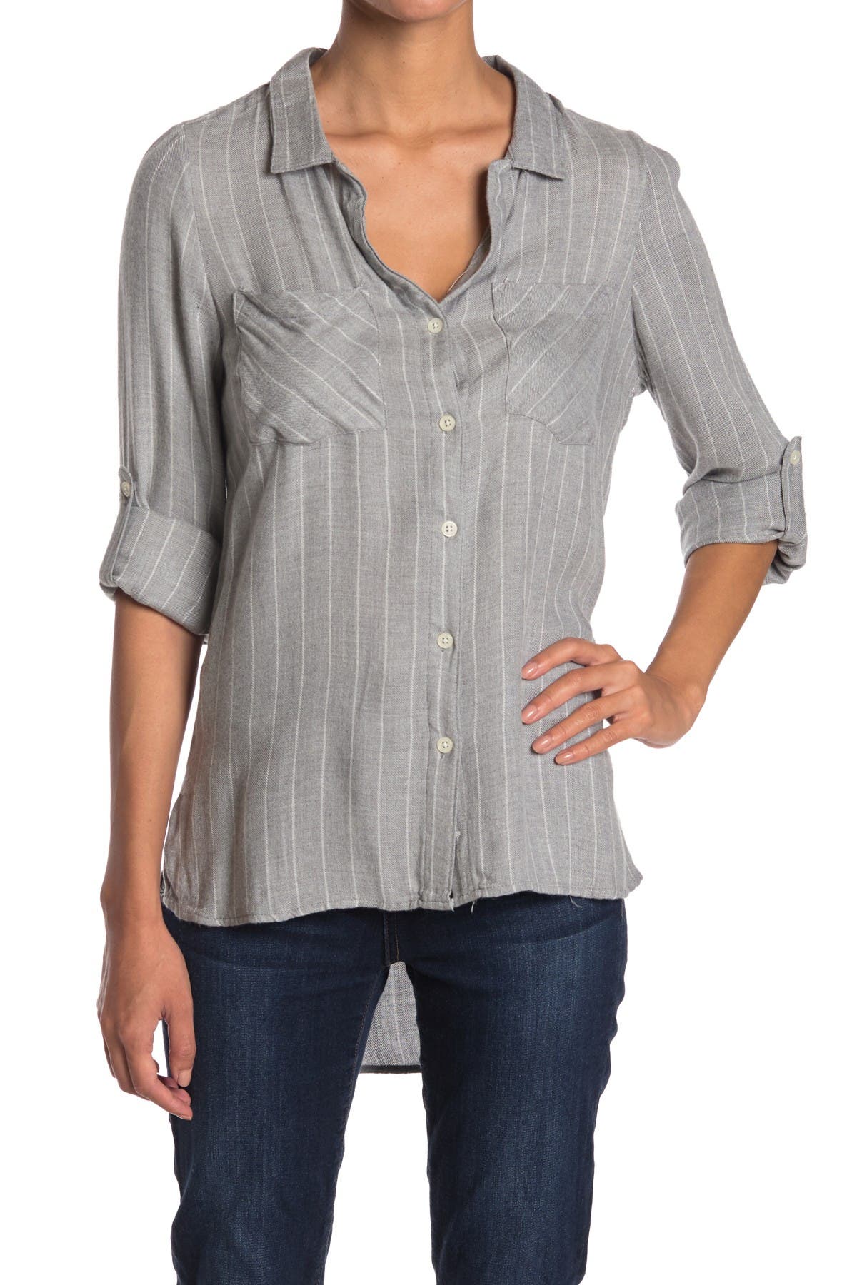 Thread And Supply Santorni Stripe Print Shirt Nordstrom Rack