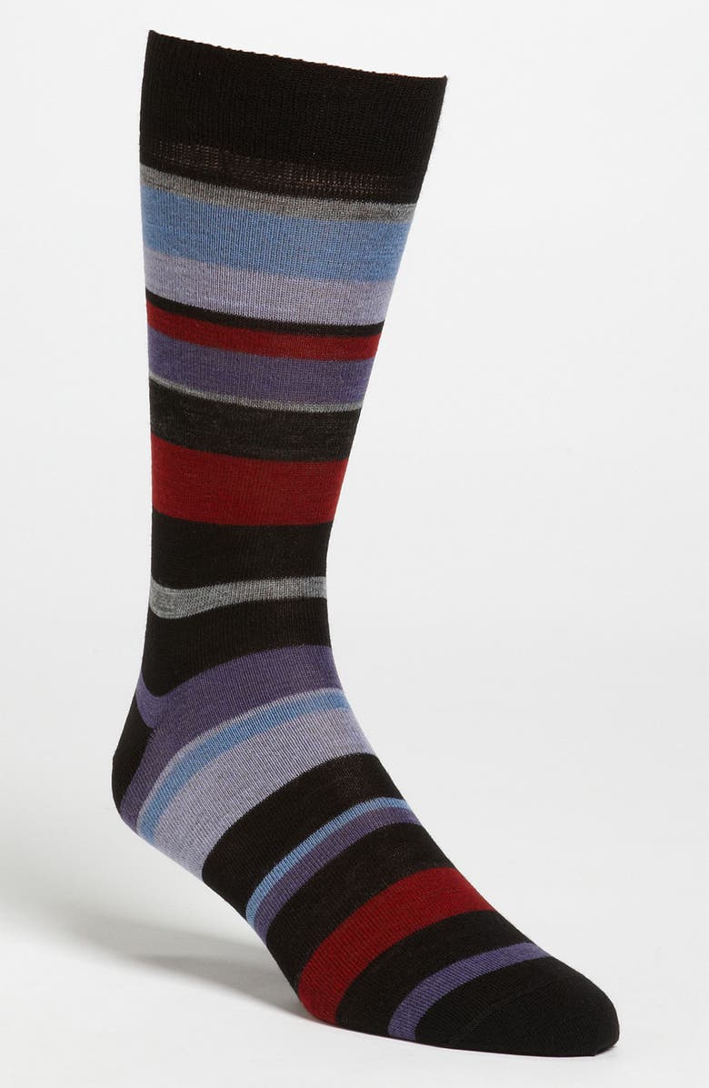 Lorenzo Uomo Stripe Dress Socks (3 for $27) | Nordstrom