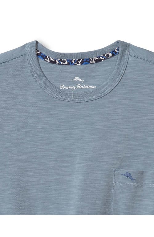 Shop Tommy Bahama Bali Beach Crewneck T-shirt In Norse Blue