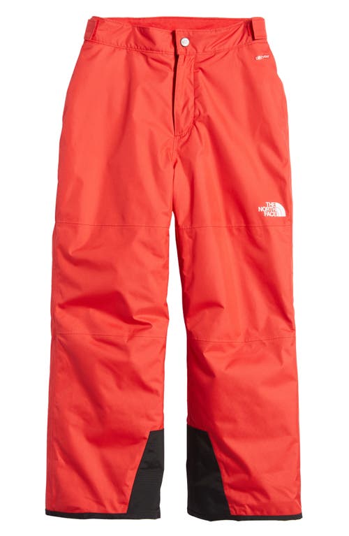 The North Face Kids' Freedom Waterproof Insulated Snow Pants in Tnf Red
