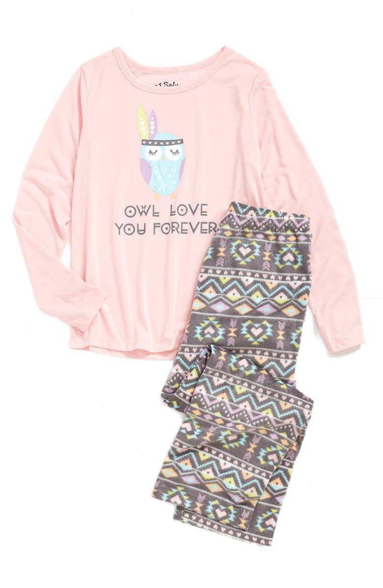 PJ Salvage 'Owl Love You Forever' Two-Piece Pajamas (Little Girls & Big ...