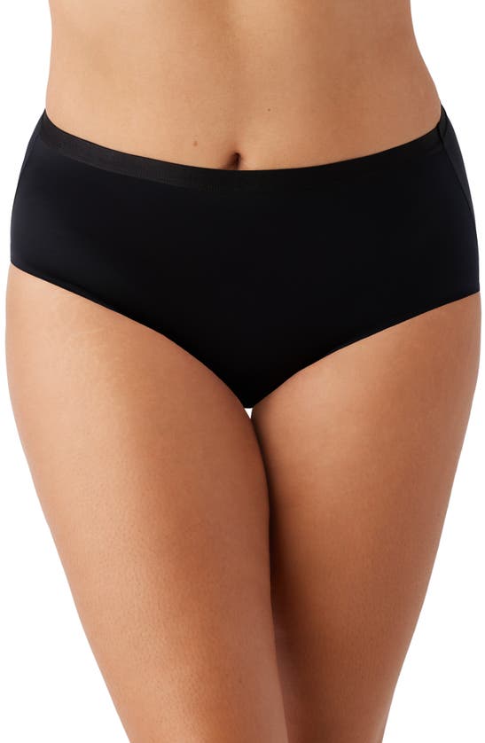 Shop Wacoal Inner Sheen Briefs In Black