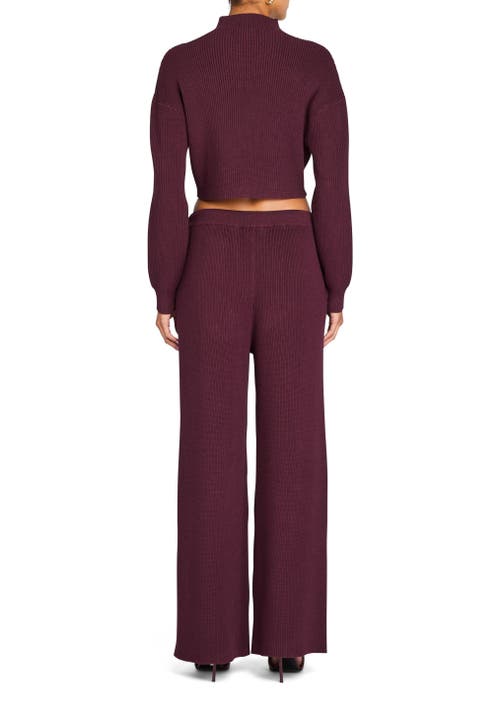 Shop Ser.o.ya Camila Sweatpant In Merlot