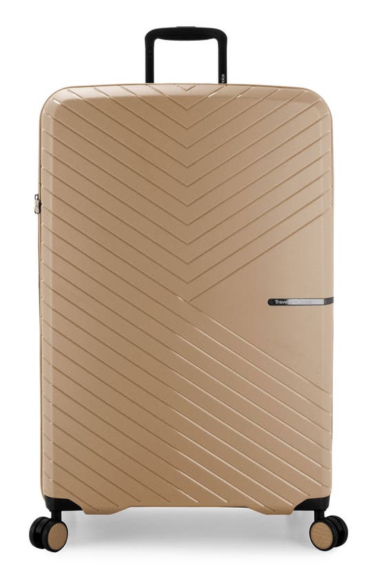 Traveler's Choice Vale Hardside Spinner Suitcase Set In Sand