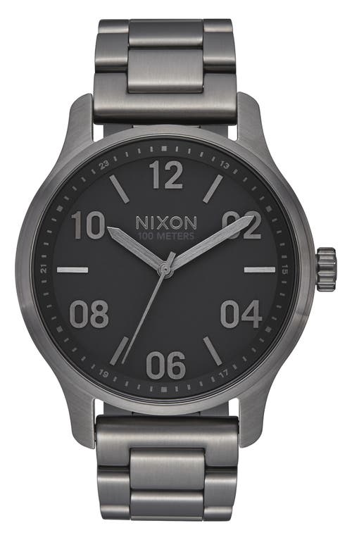 Nixon The Patrol Bracelet Watch, 42mm In Gray