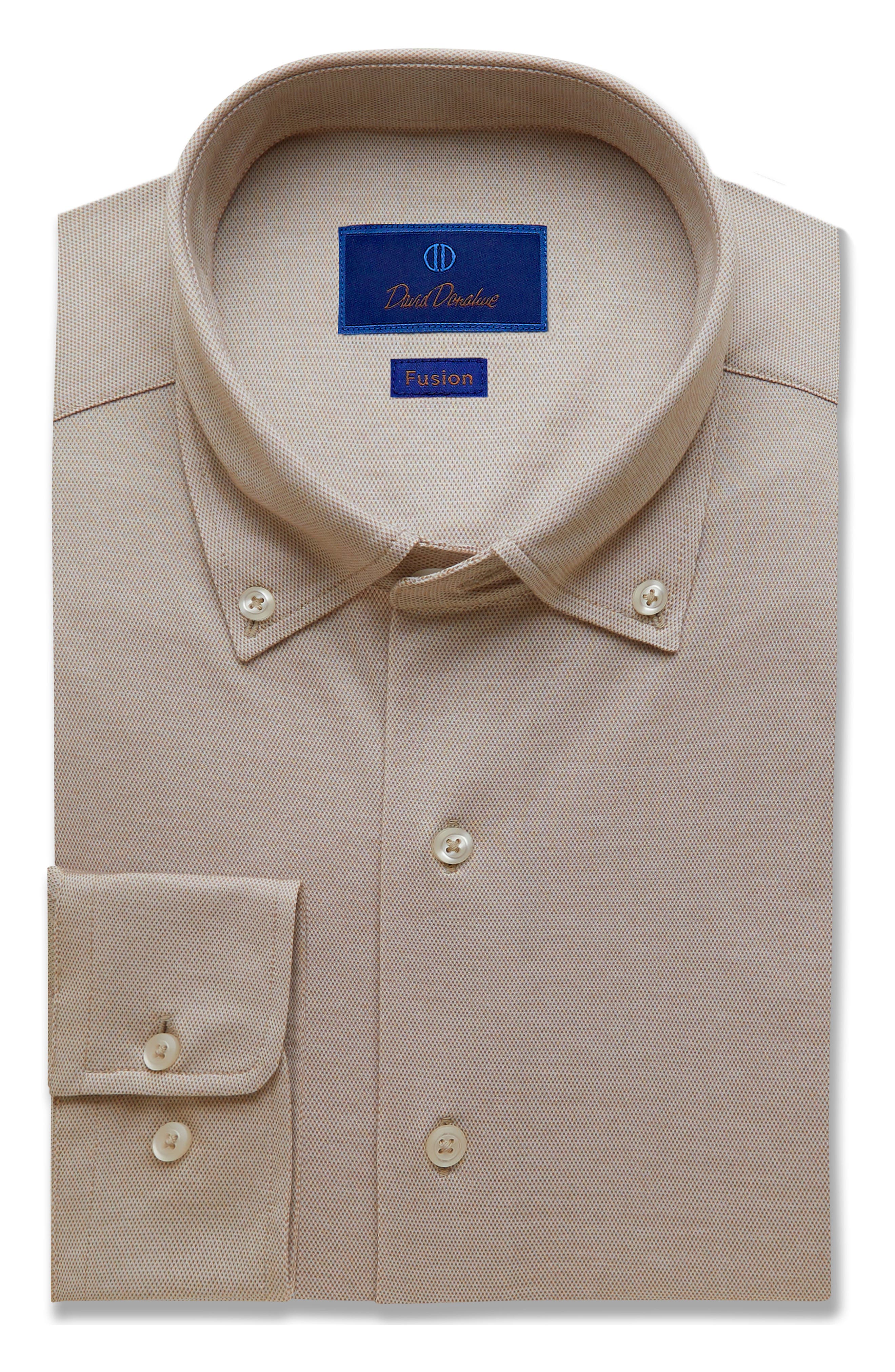 tan dress shirt mens