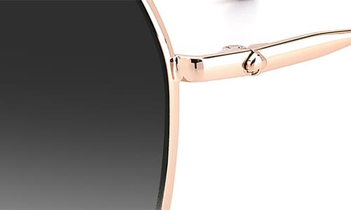 Shop Kate Spade New York Kenna 57mm Square Sunglasses In Black Pink/grey Shaded