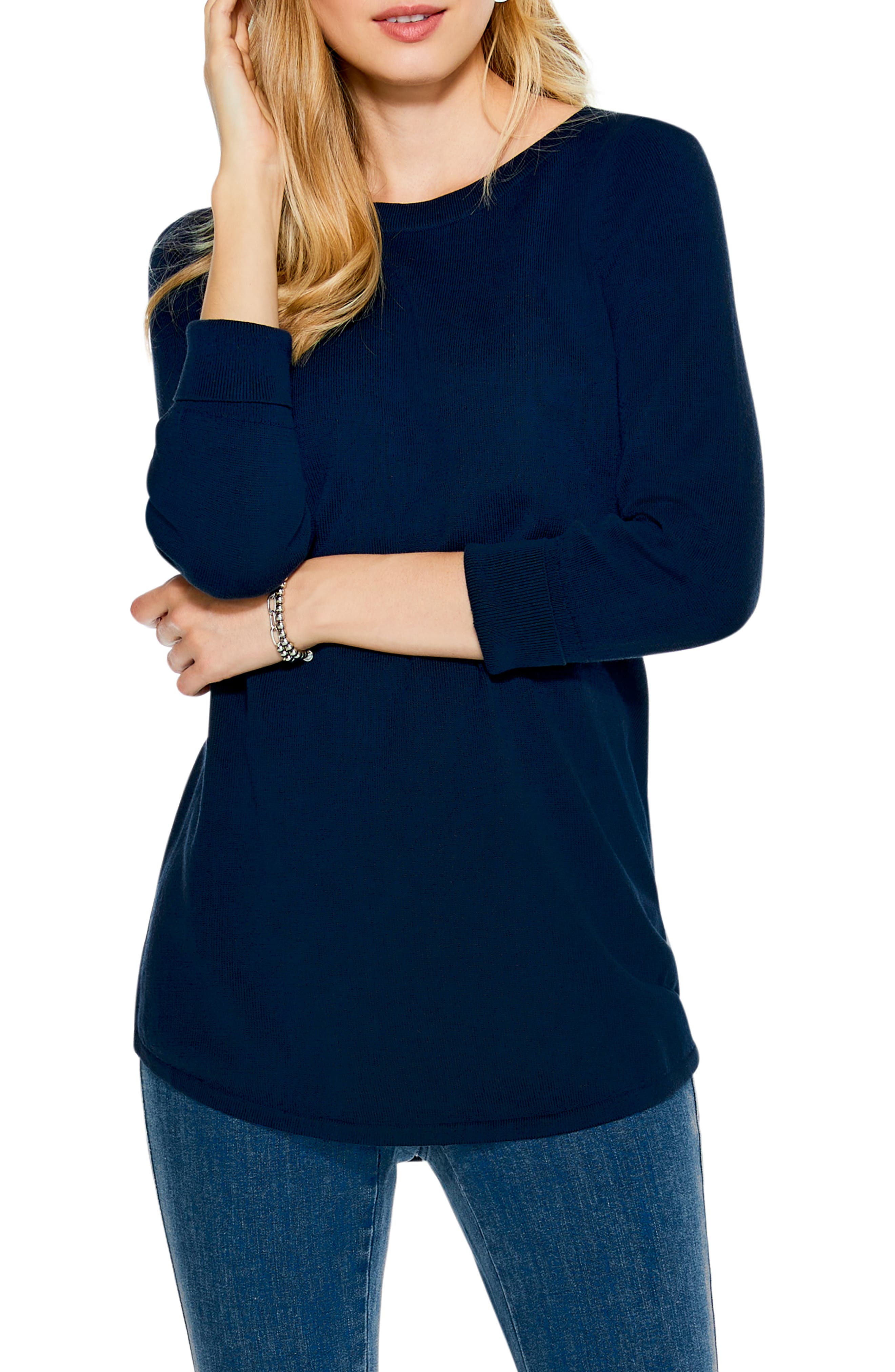 womens navy blue sweater