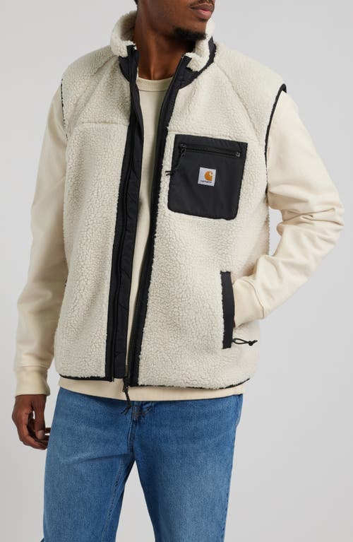 Carhartt Work In Progress Prentis Fleece Vest Liner in Moonbeam /Black 