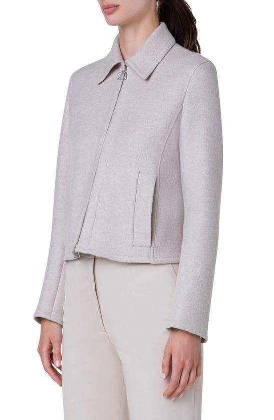 AKRIS AKRIS CASHMERE JERSEY JACKET