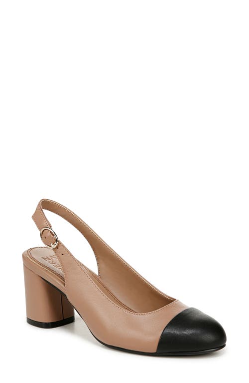 Shop Naturalizer Sophie Slingback Pump In Taupe/black