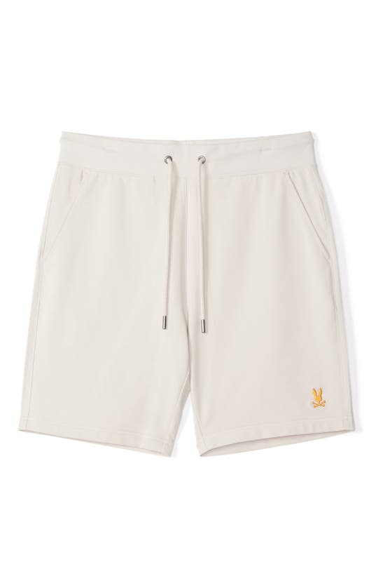 Psycho Bunny Floyd French Terry Sweat Shorts In Natural Linen
