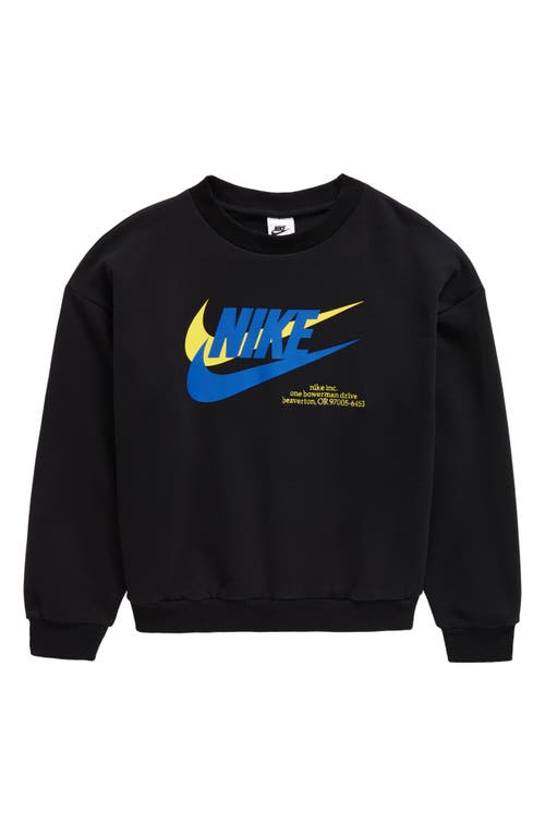 Nike Kids' Sportswear Fleece Graphic Sweatshirt at