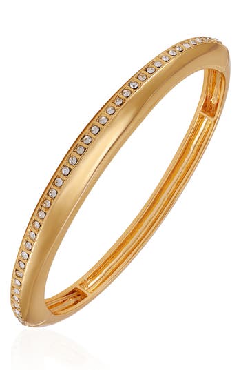 Vince Camuto Crystal Stretch Bracelet In Goldtone
