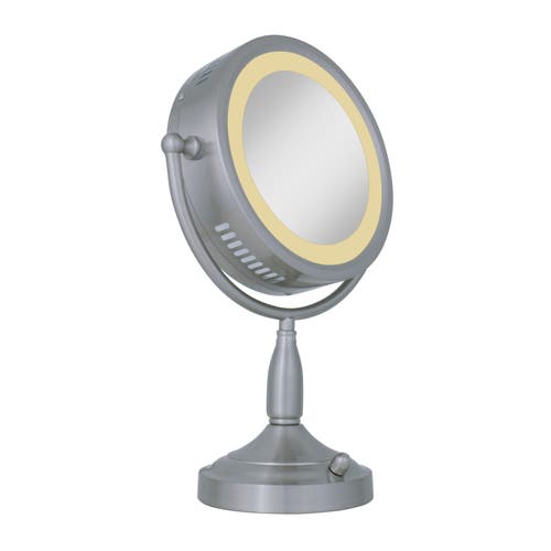 ZADRO ZADRO LIGHTED MAKEUP MIRROR WITH 8X/1X MAGNIFICATIONS 