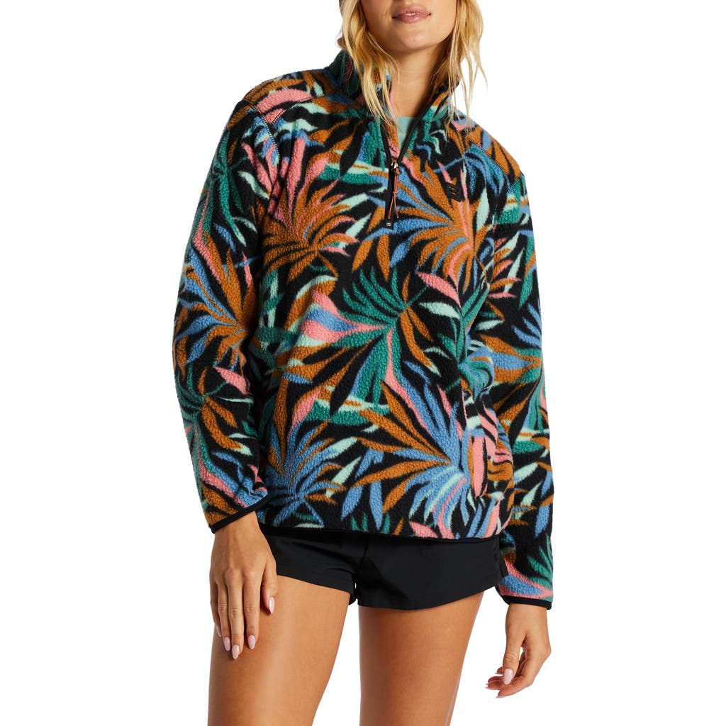 BILLABONG BILLABONG BOUNDARY WATER REPELLENT QUARTER ZIP FLEECE JACKET