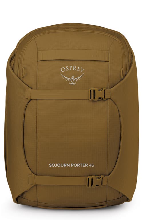 Osprey Sojourn Porter 46-Liter Recycled Nylon Travel Backpack in Brindle Brown at Nordstrom