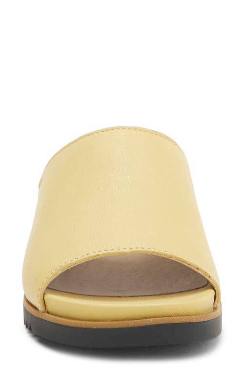 Shop Eileen Fisher Koha Leather Sandal In Butter
