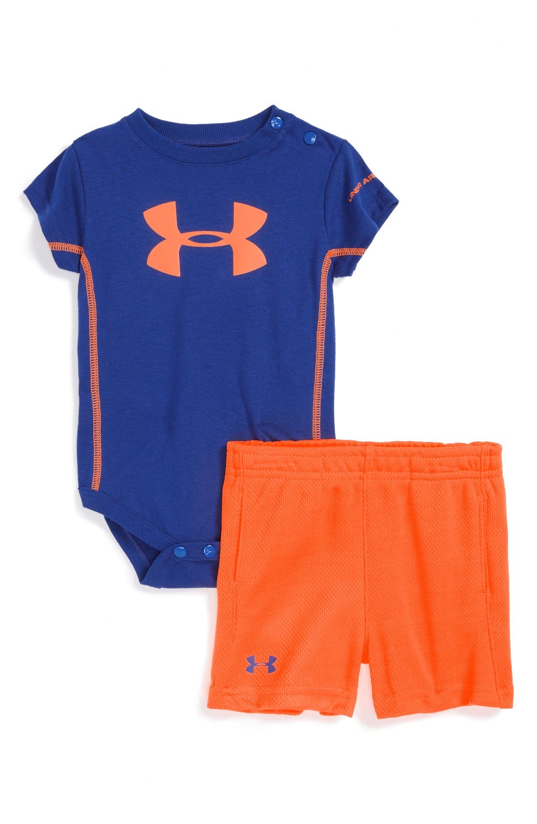 Under Armour HeatGear® Bodysuit & Shorts (Baby Boys) Nordstrom