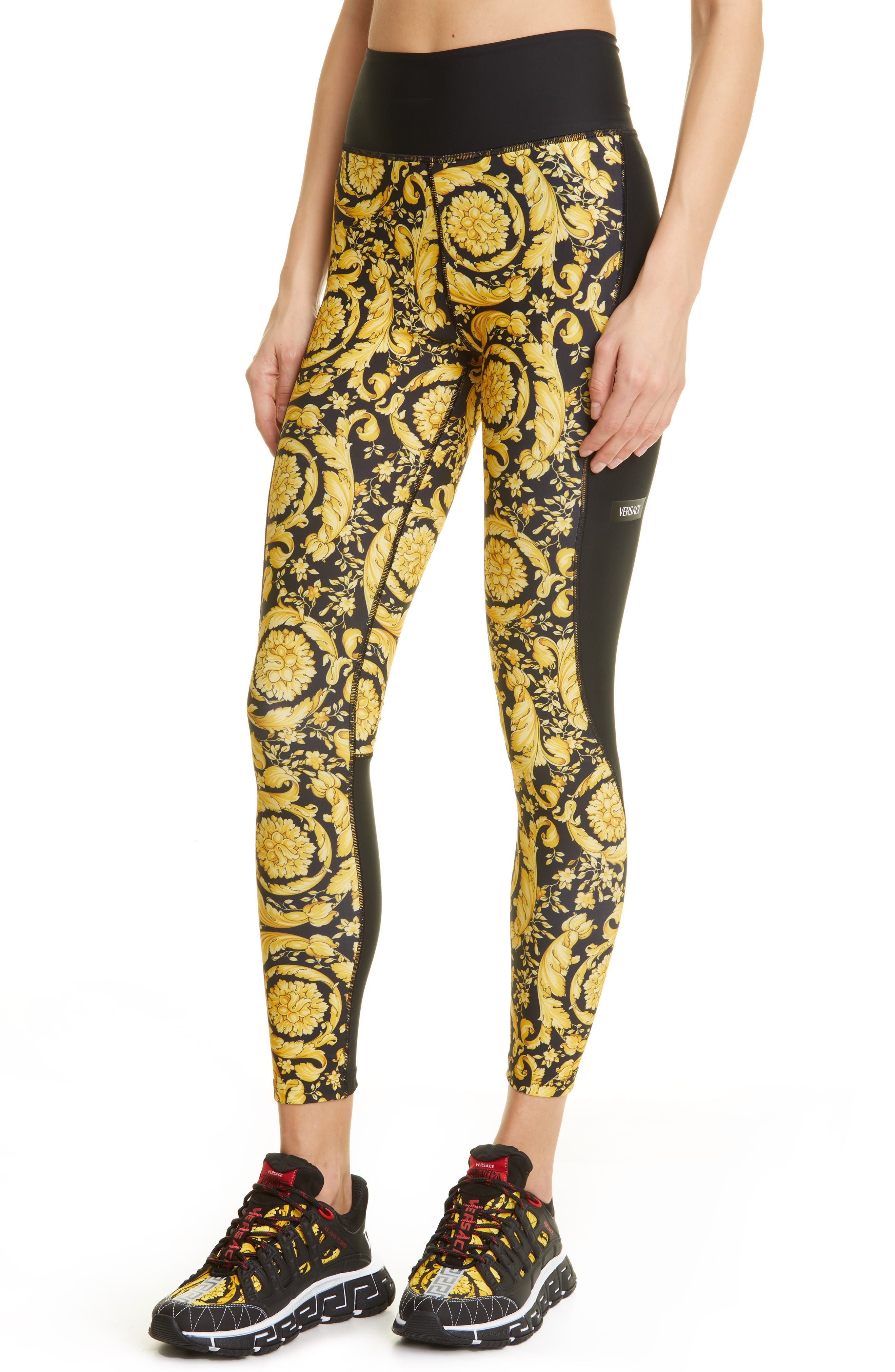 versace butterfly pants