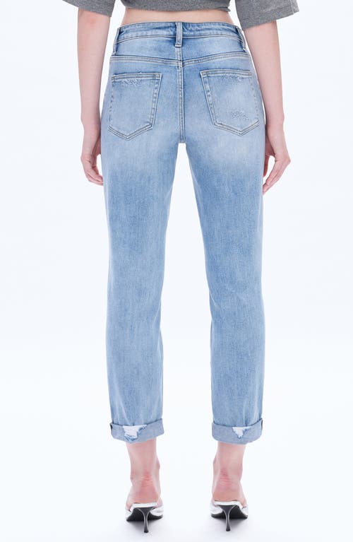 Bayeas High Rise Distressed Relaxed Boyfriend Jeans In Southern