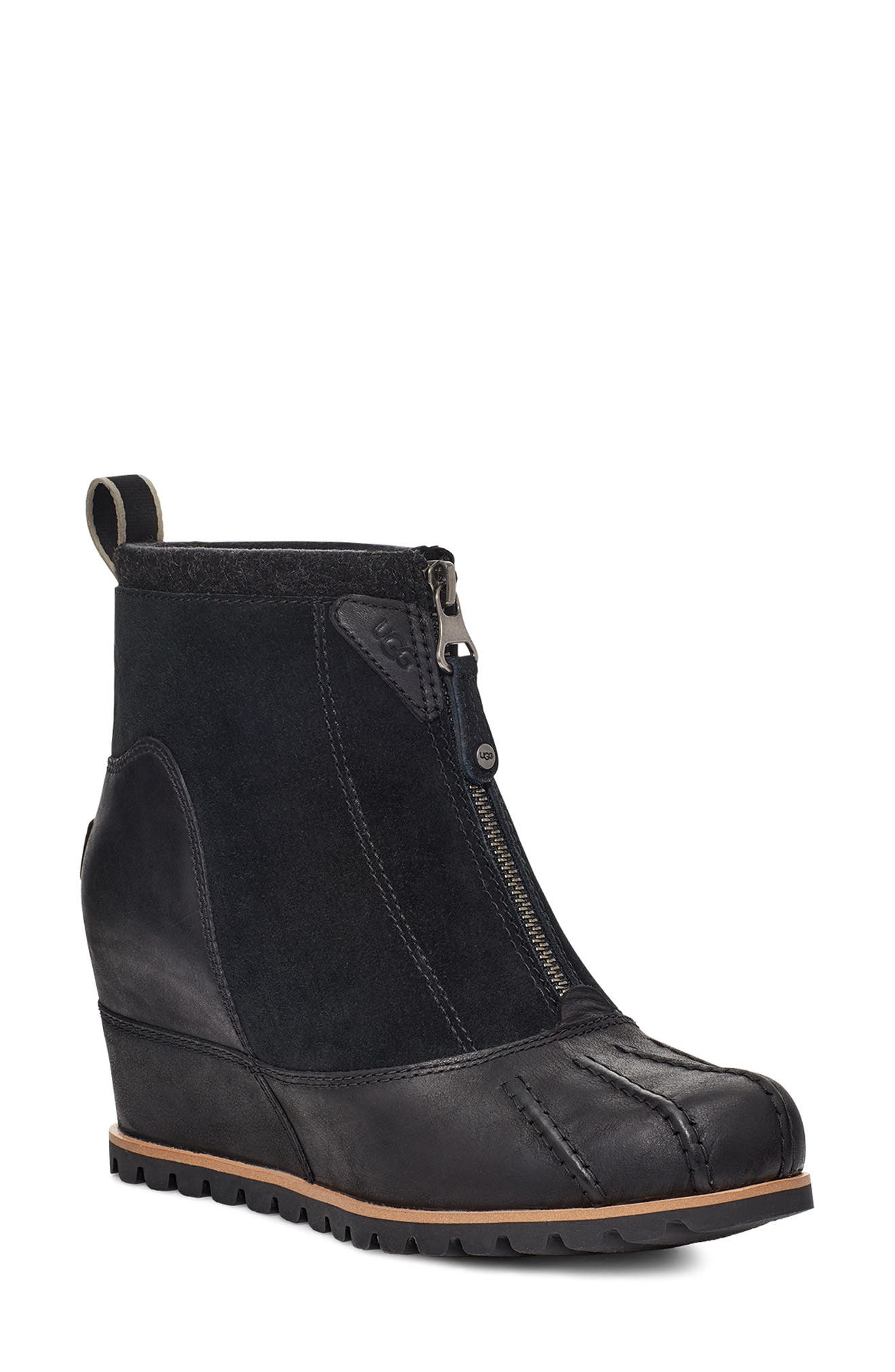 wedge rain booties