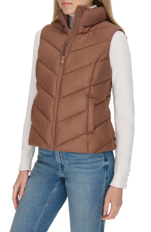 Cole Haan Women's Quilted Puffer Vest In Toffee