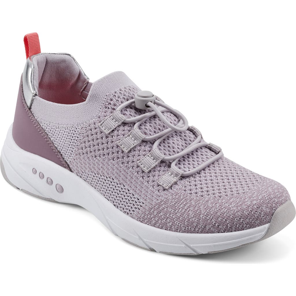 Easy Spirit Astrid Pull-On Knit Sneaker in Medium Purple