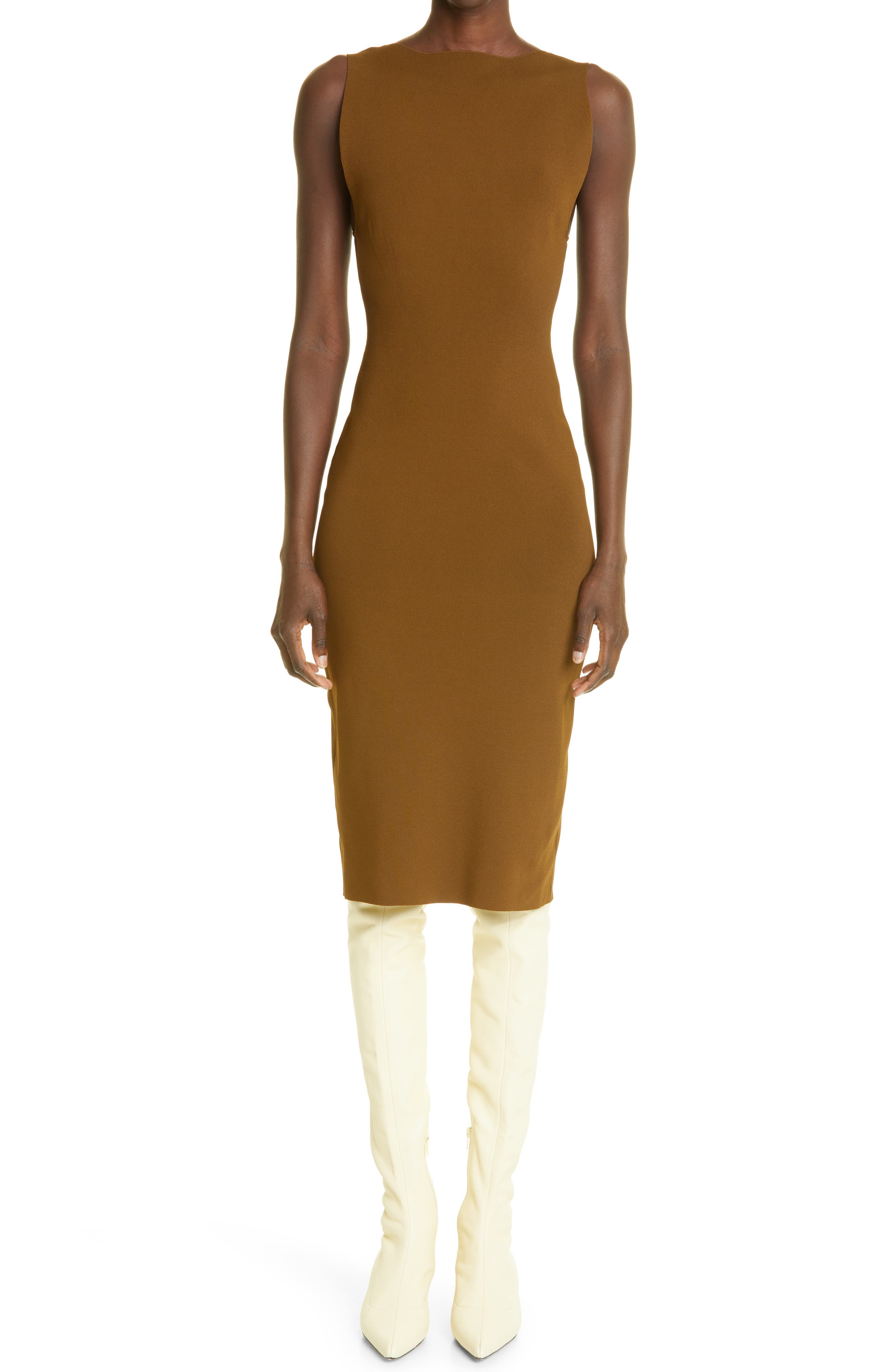 Khaite Sofie Sheath Dress in Absinthe at Nordstrom, Size Small