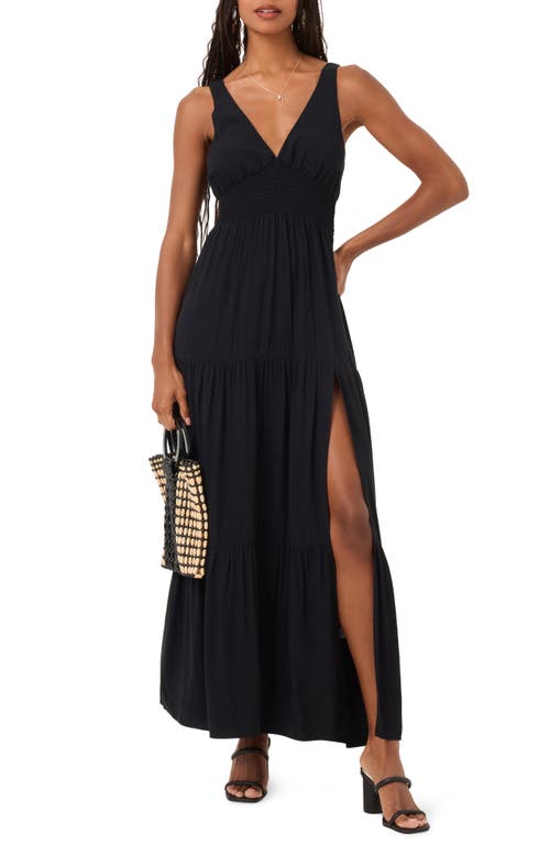LSPACE Lilikoi Smocked Waist Tiered Cover-Up Maxi Dress at Nordstrom,