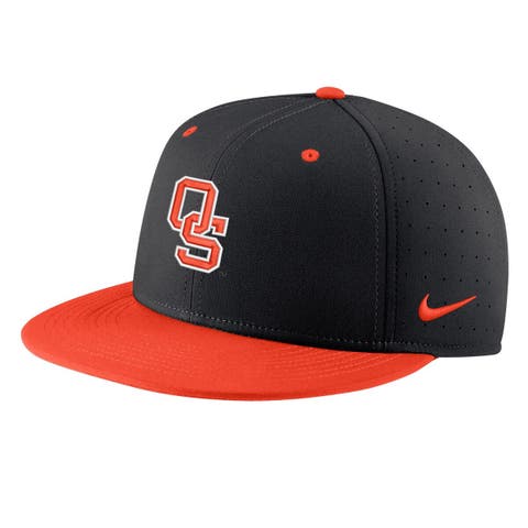 OSU White w/ Black Bill Fitted Cap