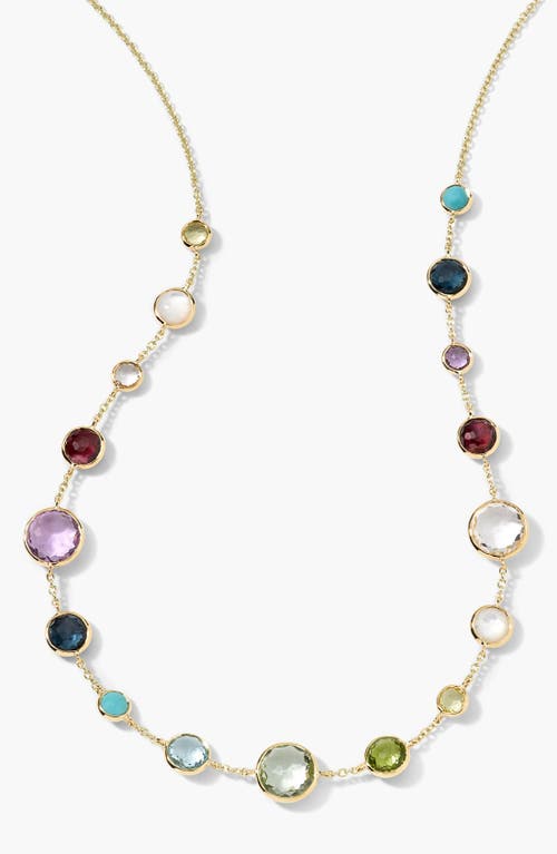 Ippolita 18kt Yellow Gold Lollipop Lollitini Multi-stone Necklace In Yellow Gold/multi