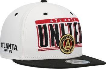Atlanta Braves New Era Retro Title 9FIFTY Snapback Hat - White/Navy