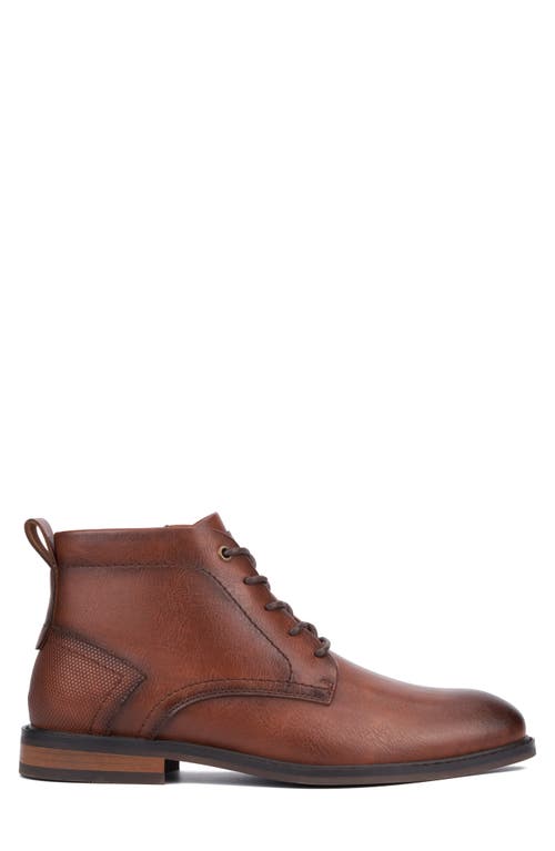 Reserve Footwear Milo Lace-up Boot In Cognac