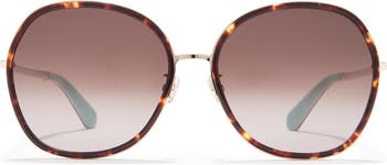 kate spade new york coralina 61mm round sunglasses | Nordstromrack