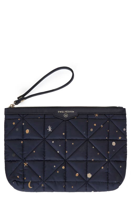 TWELVElittle Companion Water Resistant Diaper Bag Pouch in Midnight at Nordstrom