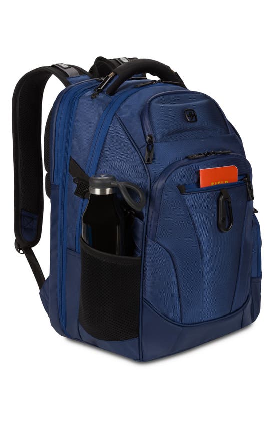 Shop Swissgear 6752 Scansmart Laptop Backpack In Navy Blue