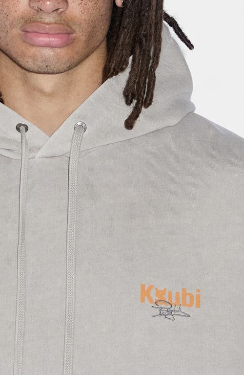 Shop Ksubi Motto Biggie Graphic Hoodie In Grey