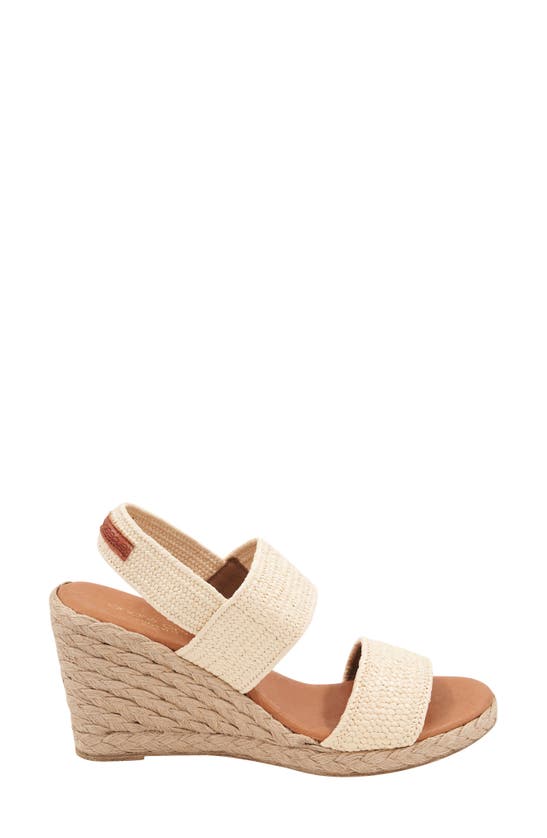 Shop Andre Assous André Assous Allison Espadrille Wedge Sandal In Natural