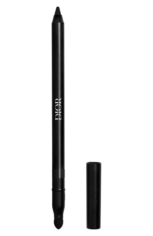 Shop Dior 'show On Stage Crayon Kohl Eyeliner In 090 Noir/black